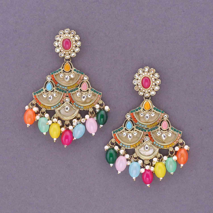 Multicolor Zehra Punjabi Chandbalis