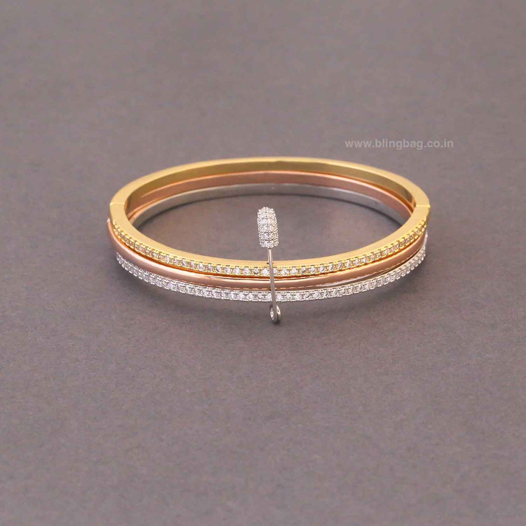 Multicolor Ziree Zirconia Combo Bracelet