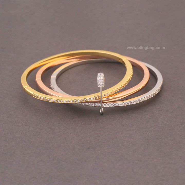 Multicolor Ziree Zirconia Combo Bracelet