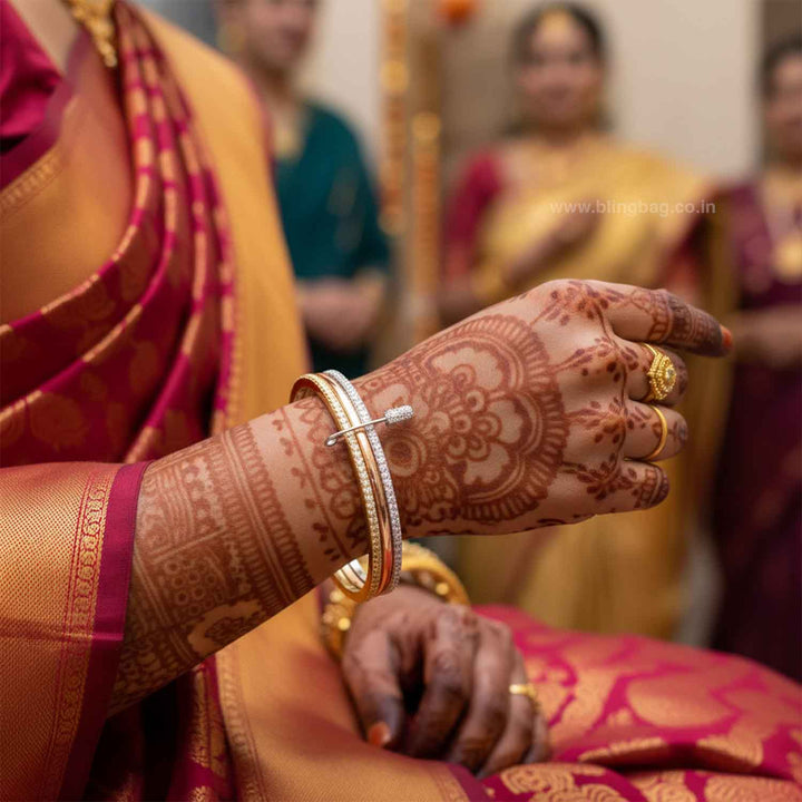 Multicolor Ziree Zirconia Combo Bracelet