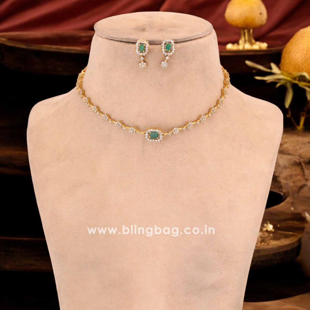 Multicolor Ziva Victorian Jewellery Set- New Arrival