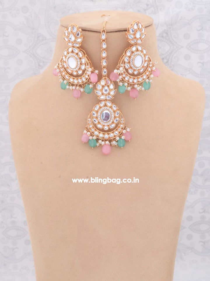 Multicolor Albina Kundan Jewellery Set