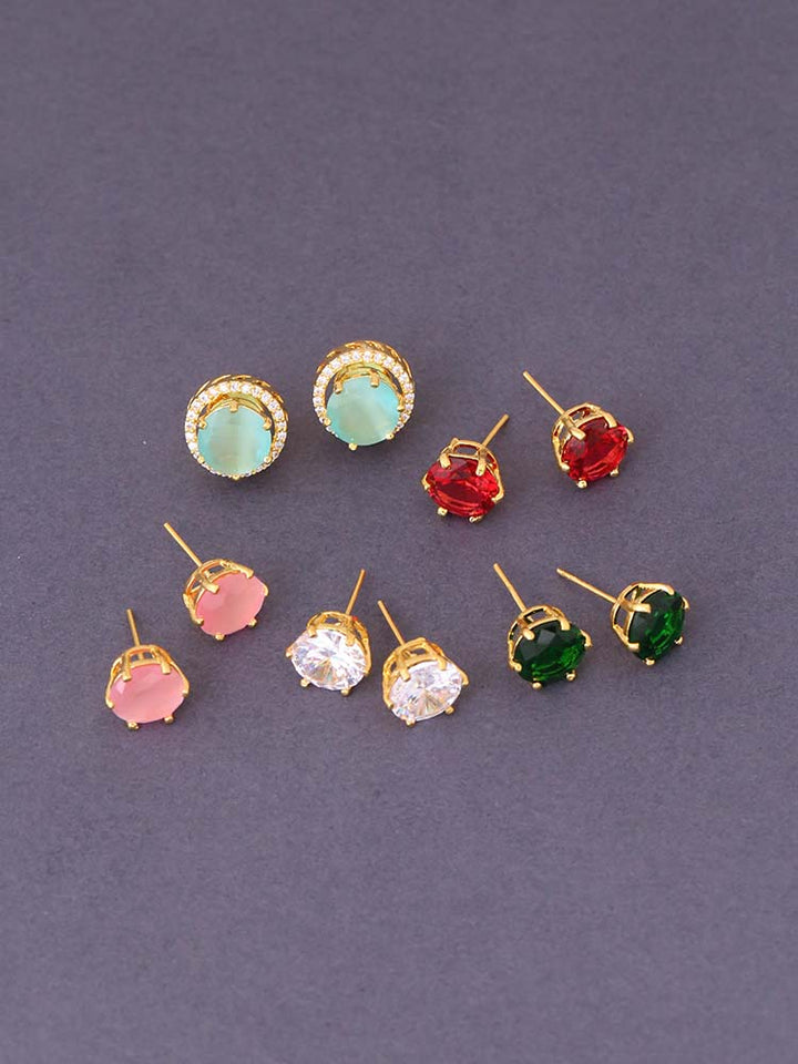 Multicolor Ignazia Studs
