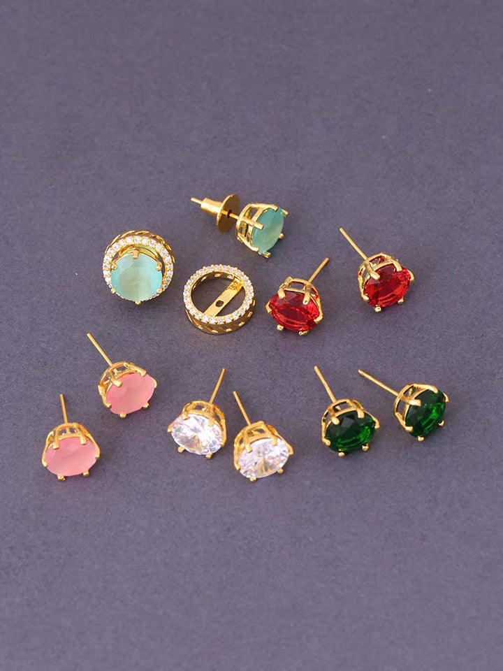 Multicolor Ignazia Studs