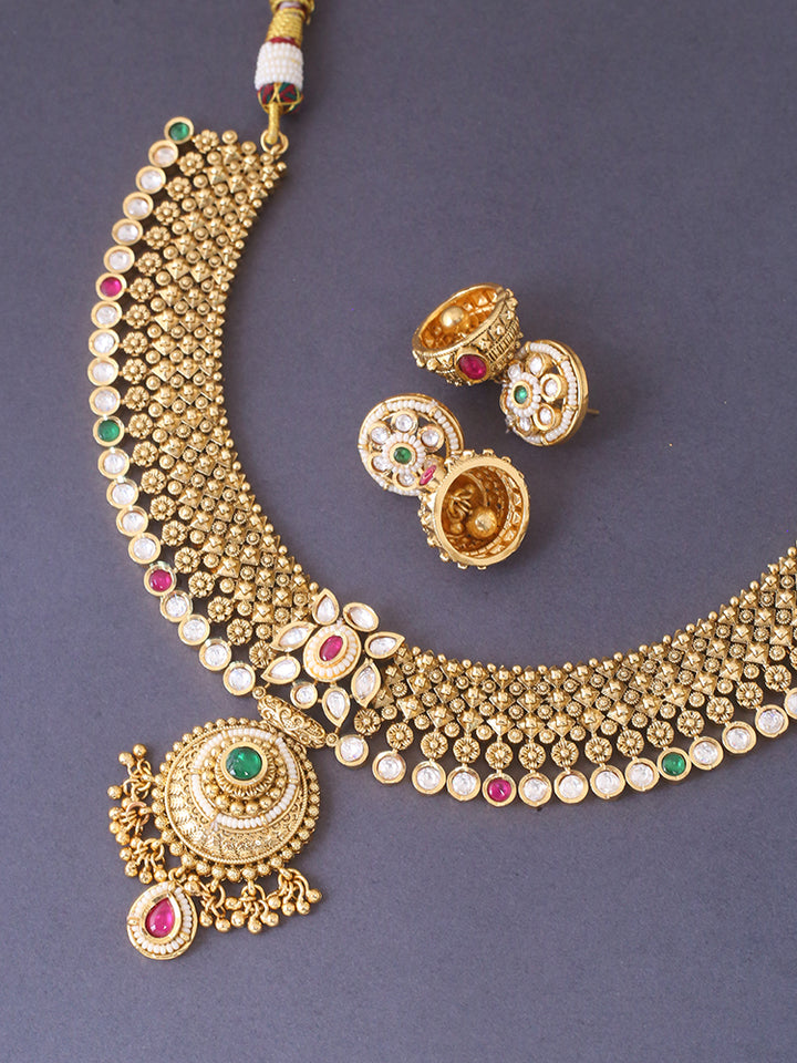 Multicolor Rupeshwari Rajwadi Set