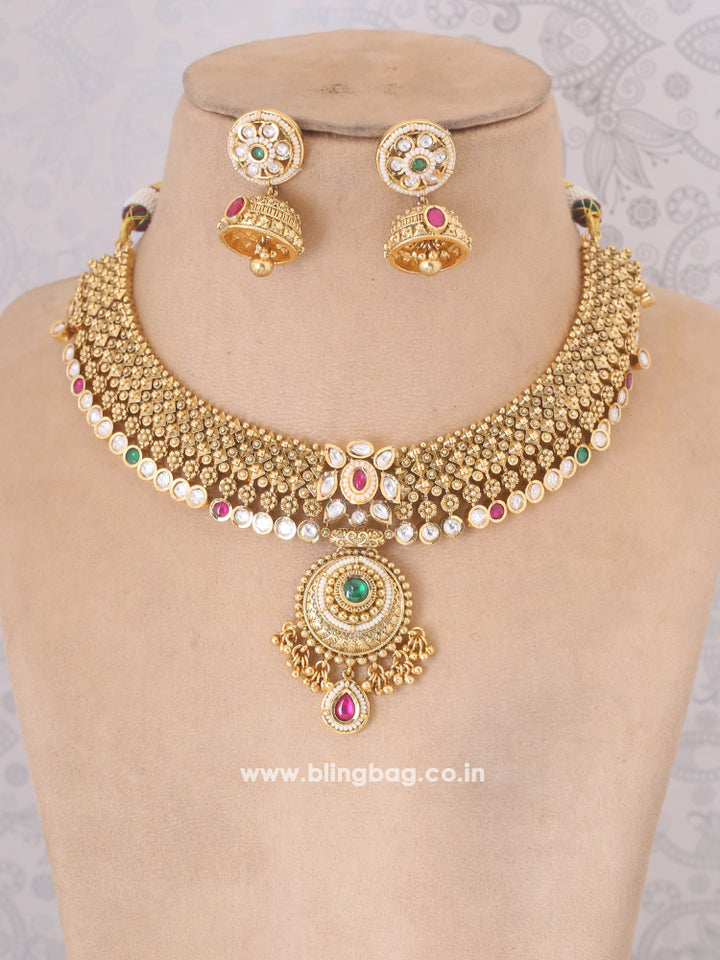 Multicolor Rupeshwari Rajwadi Set