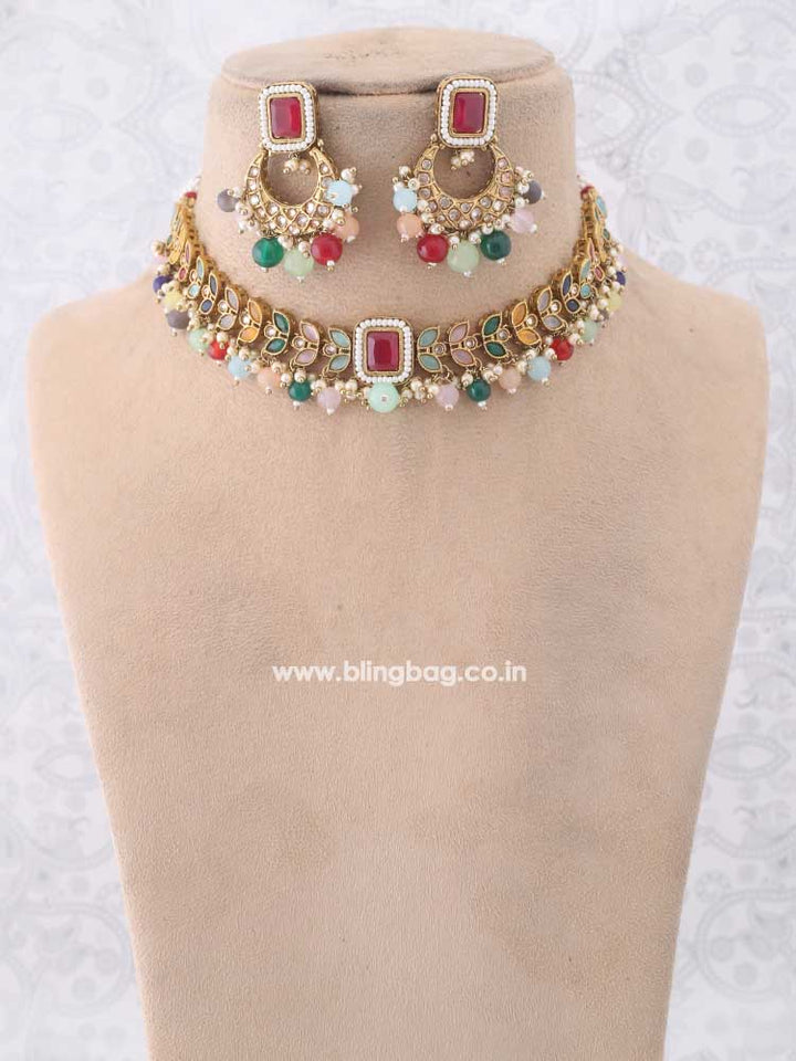 Multicolor Sonali Jewellery Set
