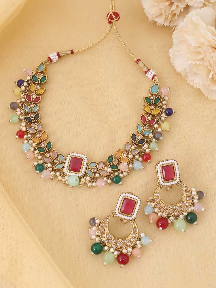 Multicolor Sonali Jewellery Set
