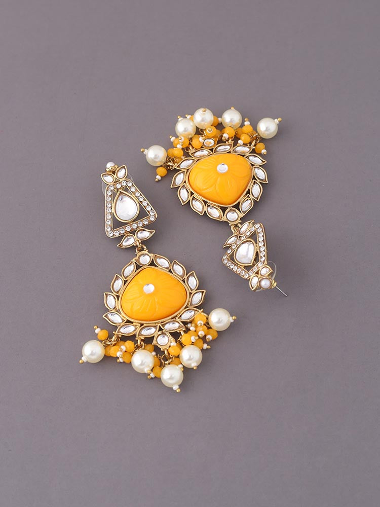 Mustard Tapsi Chandbalis