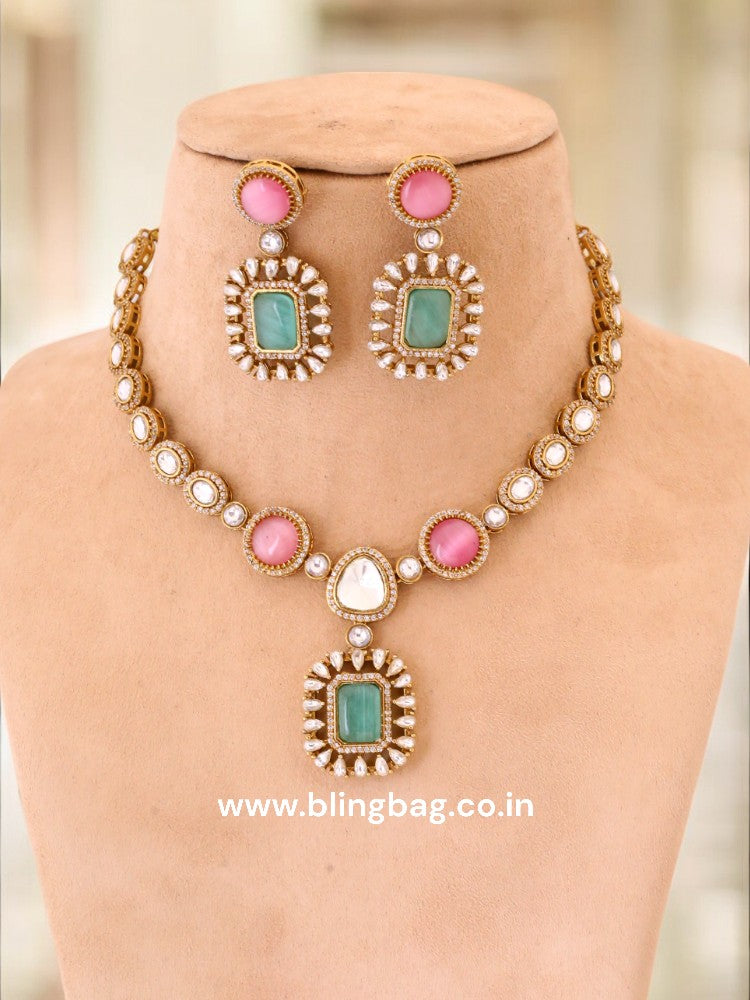 Muticolor Daeshim Victorian Jewellery Set - New Arrival