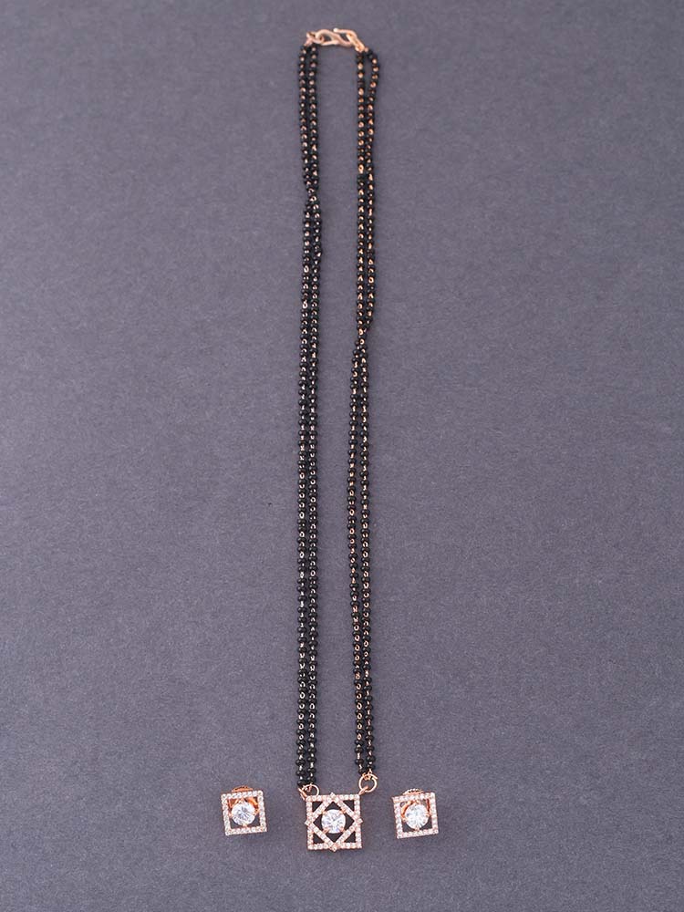 Rose Gold Narcisse Mangalsutra Set