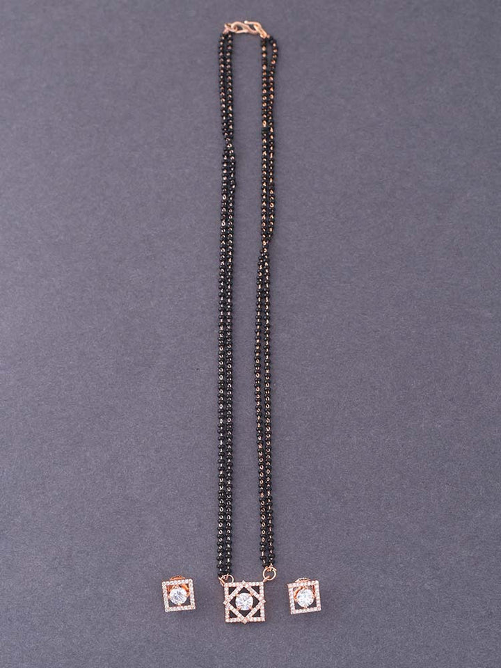 Rose Gold Narcisse Mangalsutra Set