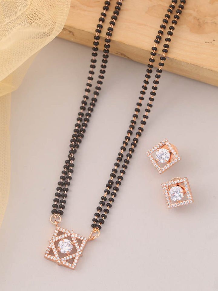 Rose Gold Narcisse Mangalsutra Set