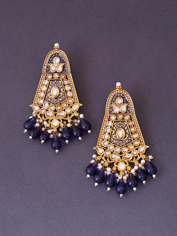 Navy Aasavari Danglers