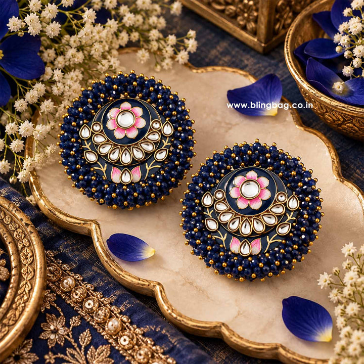 Navy Anju Studs