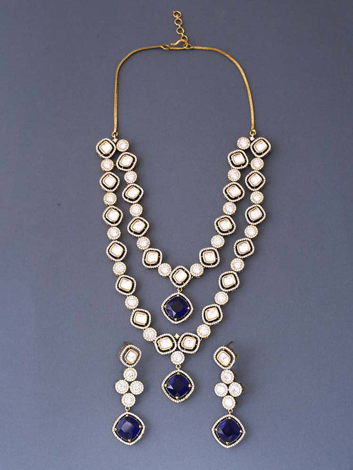 Navy Daiko Victorian Jewellery Set