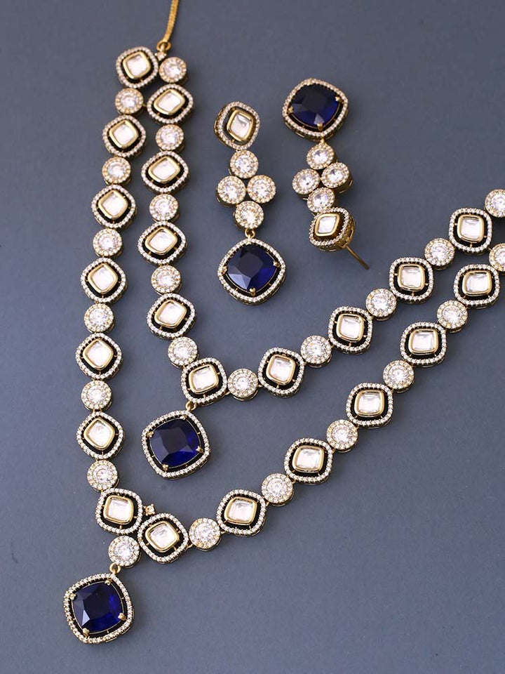 Navy Daiko Victorian Jewellery Set