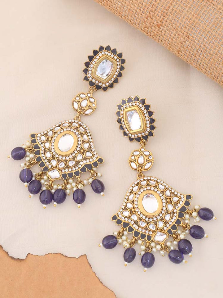 Navy Devina Danglers