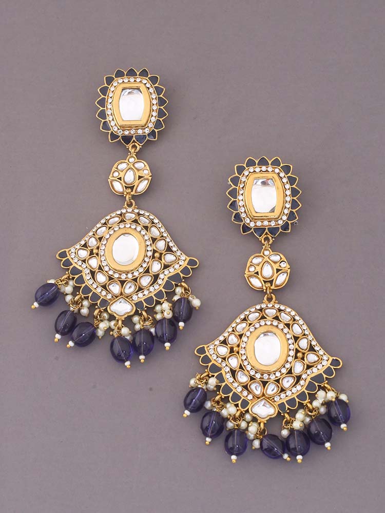 Navy Devina Danglers