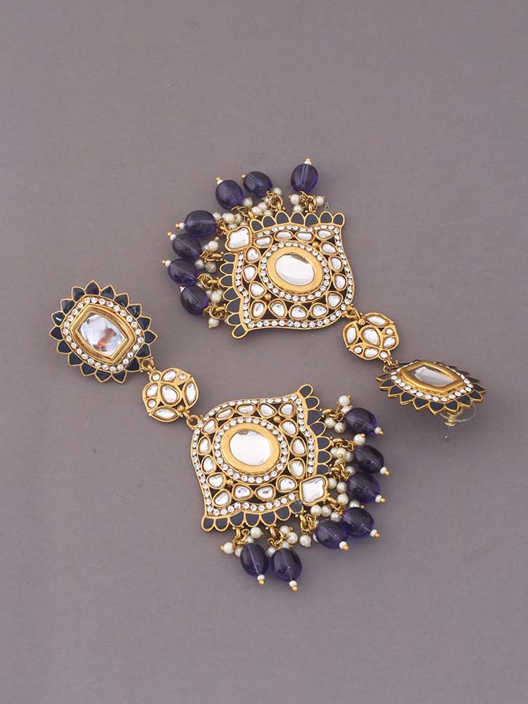 Navy Devina Danglers