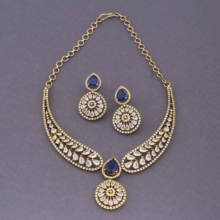 Navy Edel Hasli Victorian Jewellery Set - New Arrival