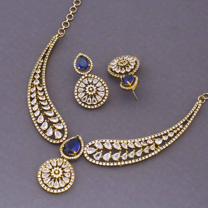 Navy Edel Hasli Victorian Jewellery Set - New Arrival