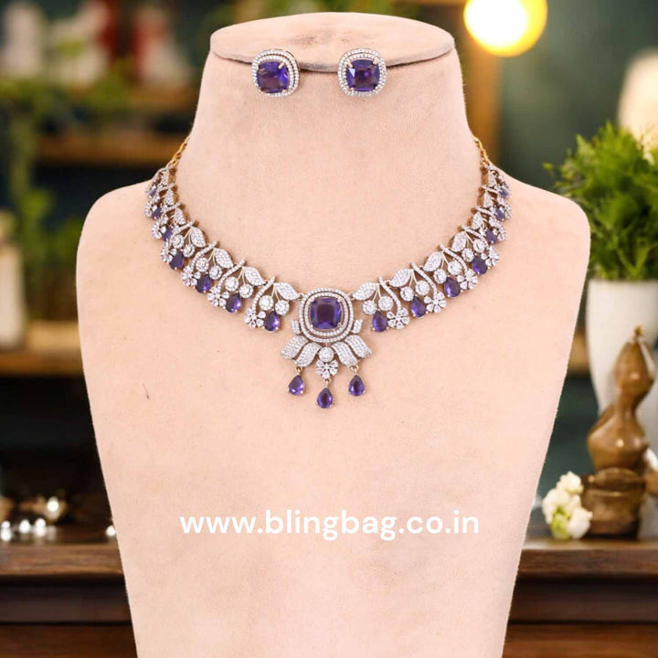 Purple Ema Victorian Jewellery Set - New Arrival