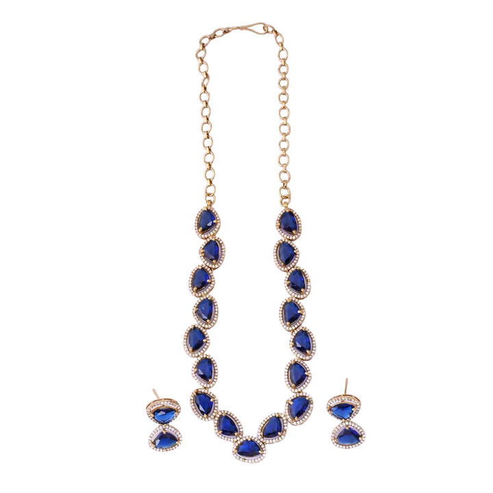 Navy Friederike Victorian Jewellery Set - New Arrival