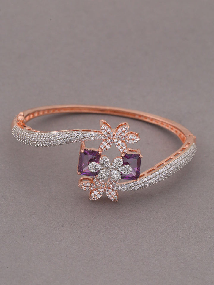 Navy Geone Zirconia Bracelet