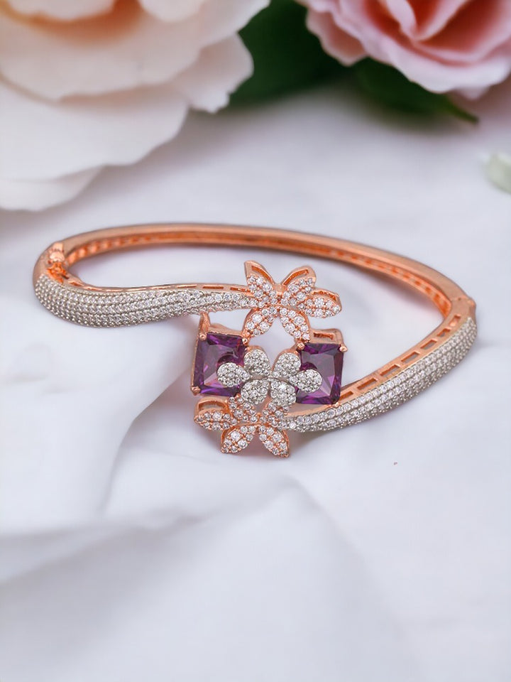 Navy Geone Zirconia Bracelet