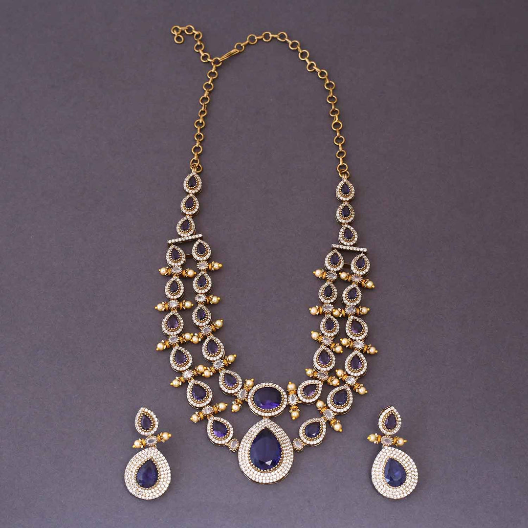 Purple Imara Victorian Jewellery Set - New Arrival