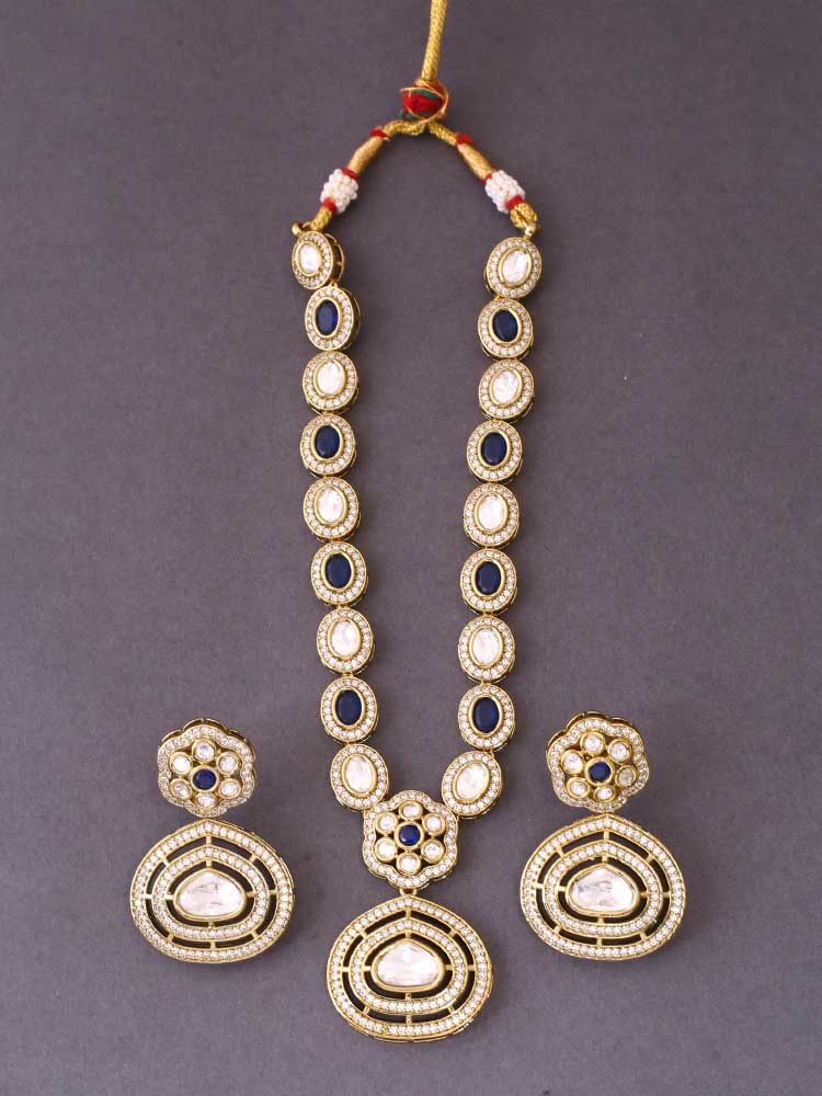 Navy Ishac Victorian Jewellery Set - New Arrival