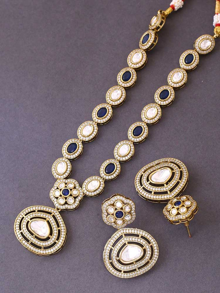 Navy Ishac Victorian Jewellery Set - New Arrival
