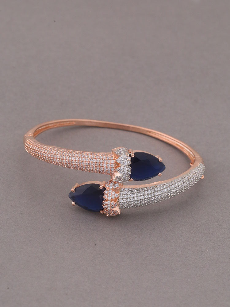Navy Jancy Zirconia Bracelet