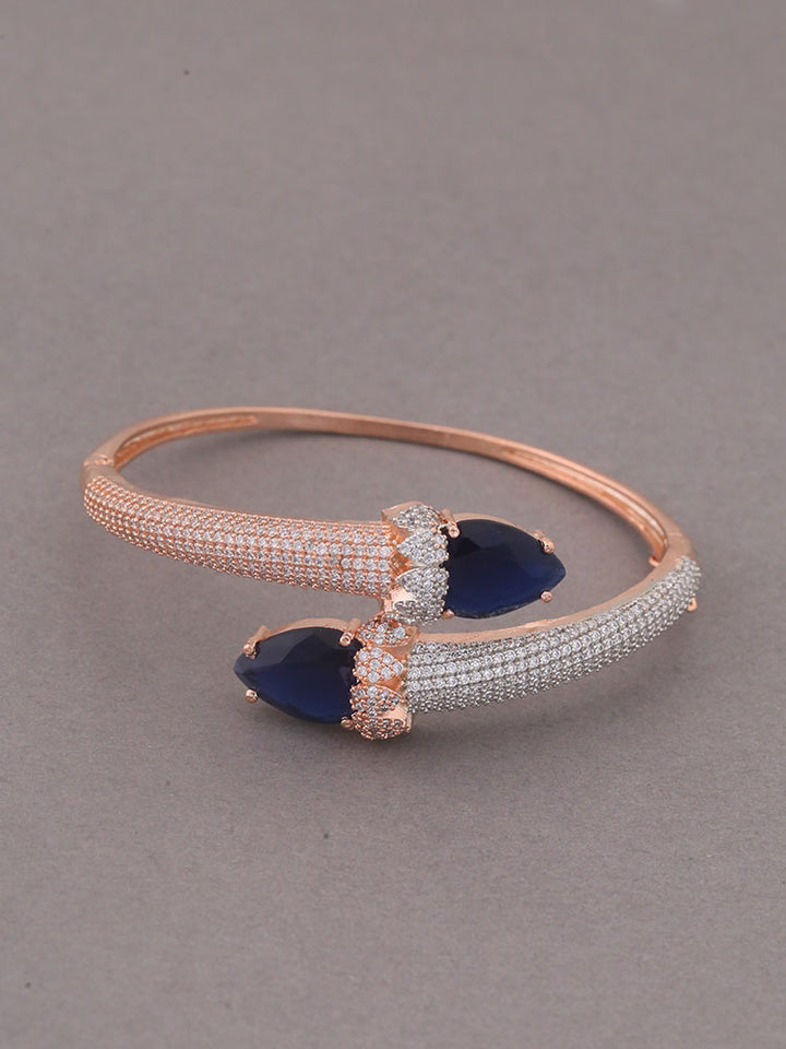 Navy Jancy Zirconia Bracelet