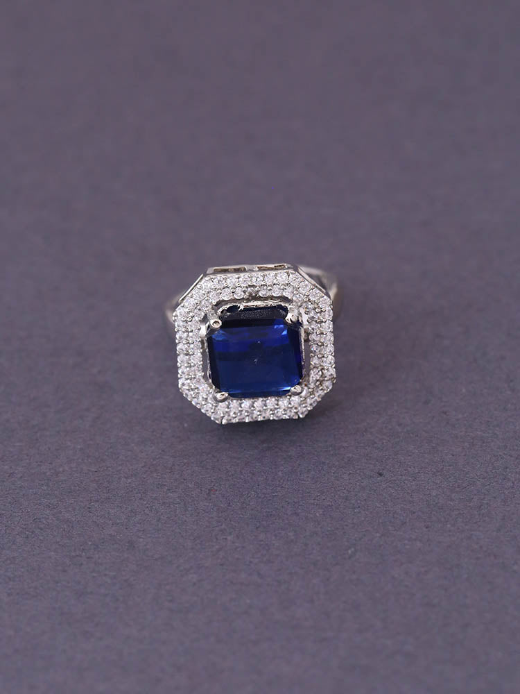 Navy Jasmine Ring