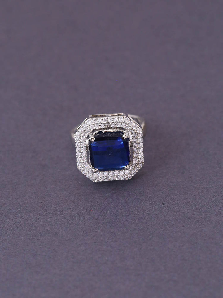 Navy Jasmine Ring