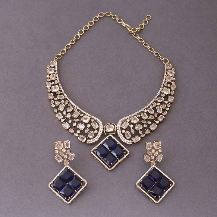 Navy Katherina Victorian Jewellery Set - New Arrival