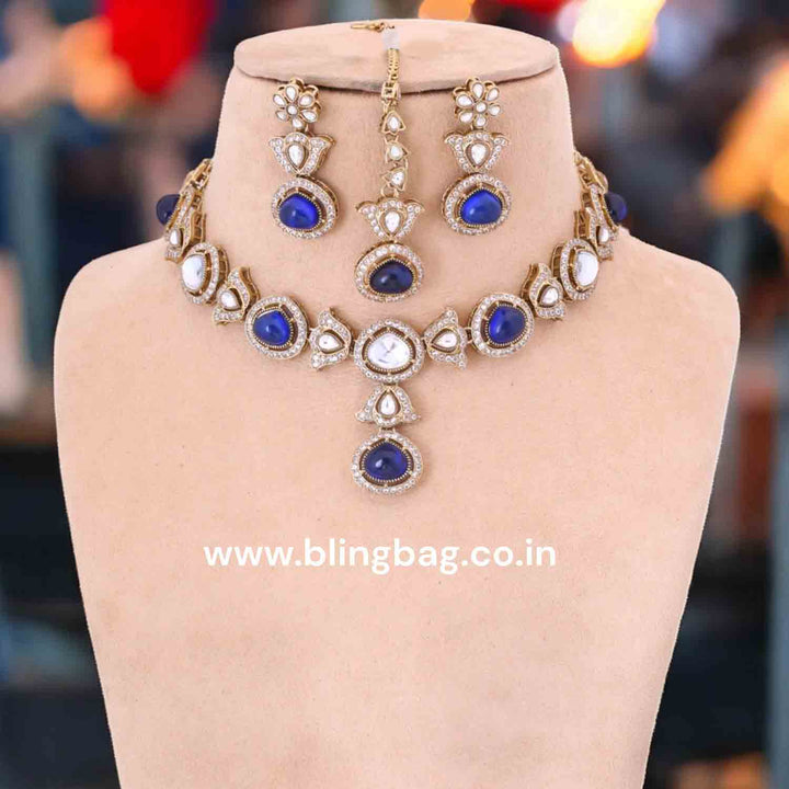 Navy Kirsty Victorian Jewellery Set- New Arrival