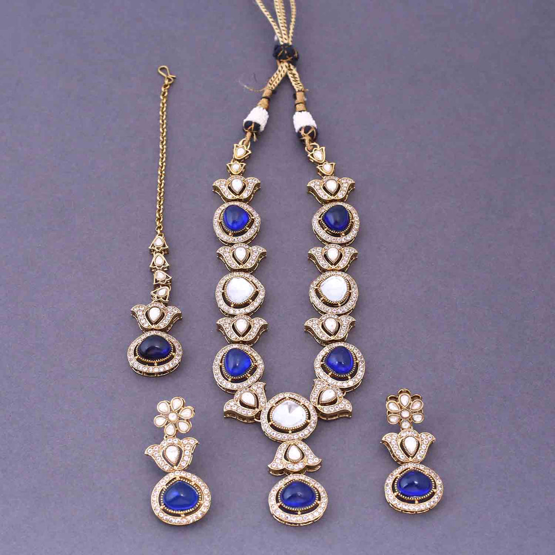 Navy Kirsty Victorian Jewellery Set- New Arrival