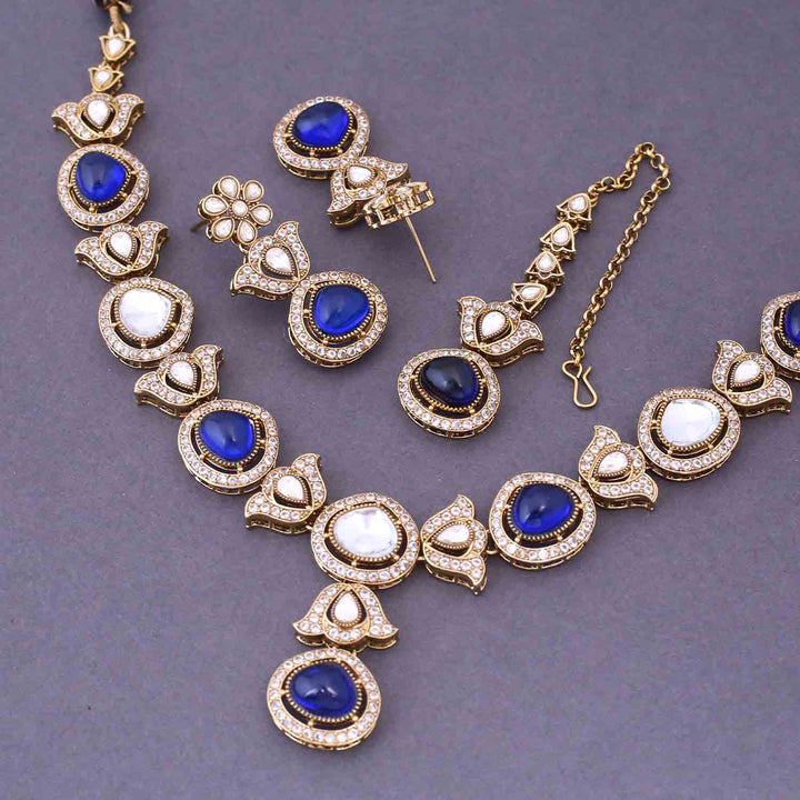 Navy Kirsty Victorian Jewellery Set- New Arrival