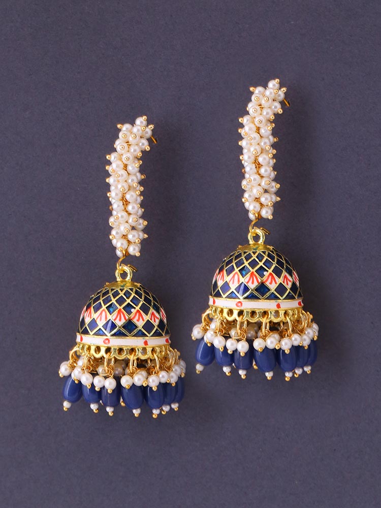 Navy Ladli Jhumkis