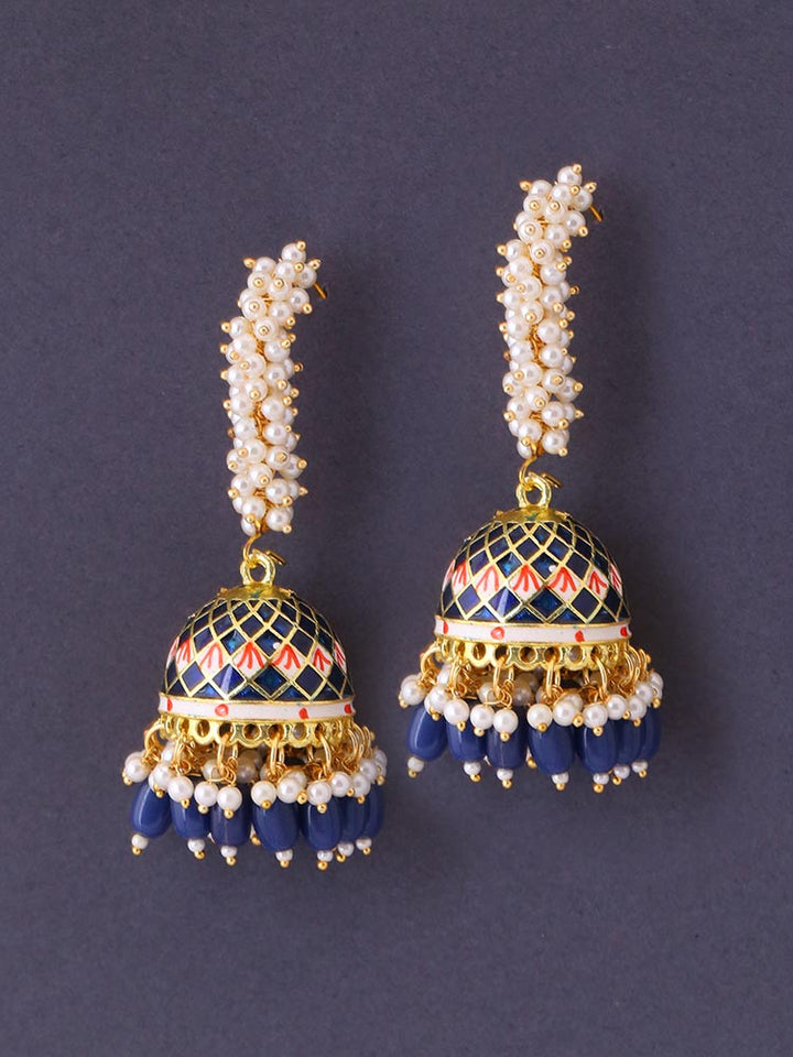 Navy Ladli Jhumkis