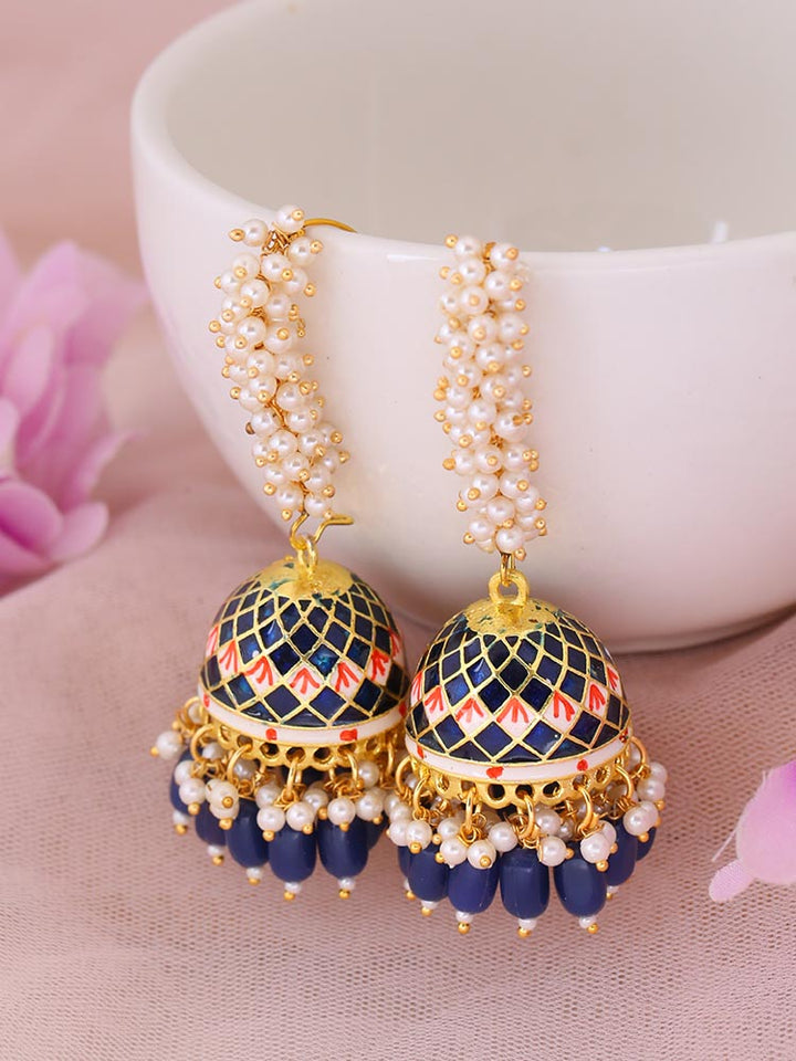 Navy Ladli Jhumkis