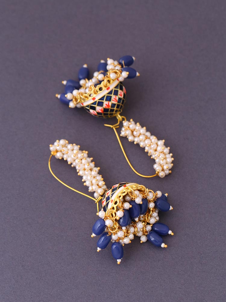 Navy Ladli Jhumkis