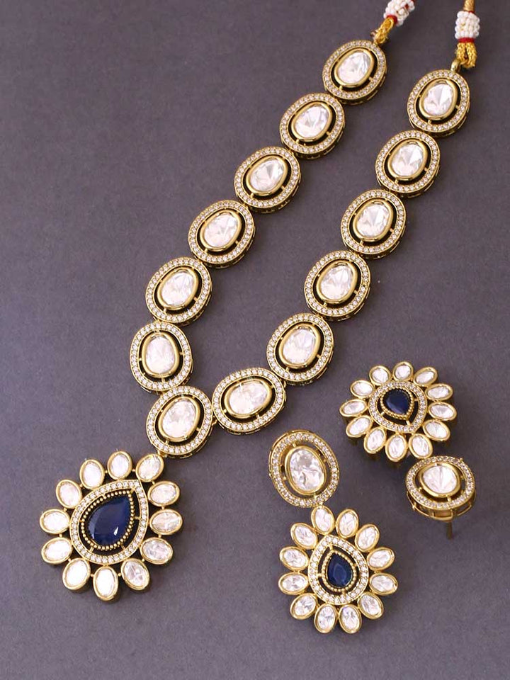 Navy Lainey Victorian Jewellery Set - New Arrival