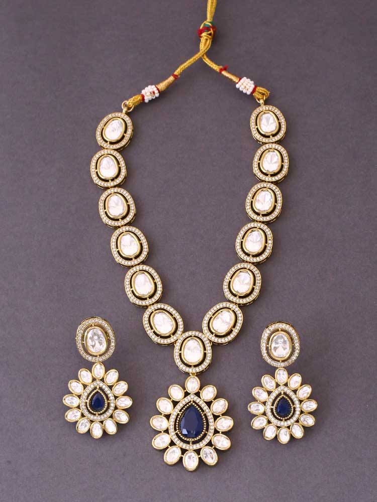 Navy Lainey Victorian Jewellery Set - New Arrival