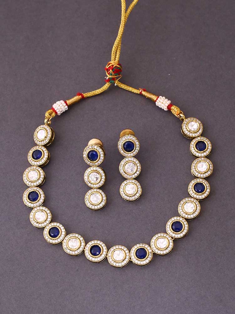 Navy Madeely Victorian Jewellery Set - New Arrival