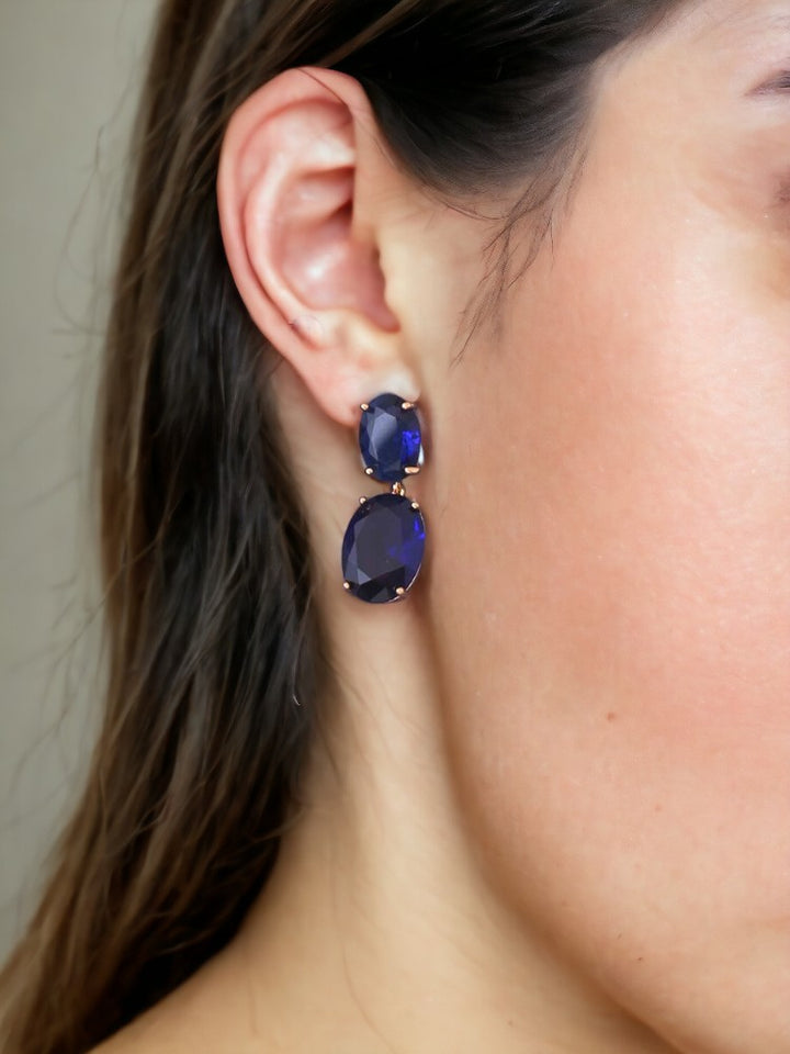 Navy Maycen Danglers