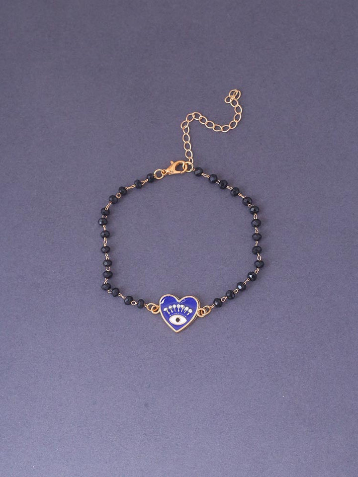 Navy Mio Eye Evil Adjustable Bracelet